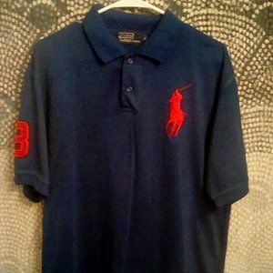 POLO Ralph Lauren Big Pony Polo Shirt Blue Men’s XL